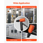 Amocart 10/15 Ton Knockout Punch Set 1/2in to 2 or 4in KO Tools Kit W/6 Dies for Electrical Control Cabinets Switch Cabinets