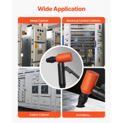 Load image into Gallery viewer, Amocart 10/15 Ton Knockout Punch Set 1/2in to 2 or 4in KO Tools Kit W/6 Dies for Electrical Control Cabinets Switch Cabinets
