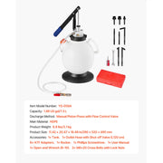 Load image into Gallery viewer, 7.5L Transmission Fluid Pump Manual Fluid Transfer Filler with 8 ATF Adapters &amp; 47 in Outlet Horse for Oil Replacement
