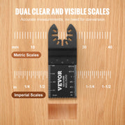 Load image into Gallery viewer, SucceBuy 50PCS Oscillating Saw Blades Universal Release Dewalt Multitool Blades for Wood Cutting Plastic Renovator Power Tool
