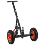 Amocart 1000/1200lbs Tongue Trailer Dolly Carbon Steel Boat Mover with 16.7in/18in - 22in Height Adjustable for Moving Cargo
