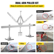 Load image into Gallery viewer, SucceBuy Dent Pulling Tool Panel Dent Pull Lever Bar Shockproof Pads Car Body Dent Removal Repair Kit T-Rod Slide Hammer Puller
