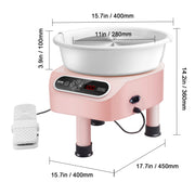 Load image into Gallery viewer, Pottery Wheel 11inch Pottery Forming Machine Direct Drive Ceramic Wheel 450W Electric Wheel for Pottery with Foot Pedal
