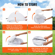 Load image into Gallery viewer, SucceBuy Spray Paint Shelter 40 x 35 x 40 in Pop-Up Portable Spray Paint Tent with Built-In Floor Exhaust Window and Storage Bag
