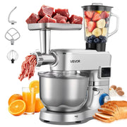 Bild in Galerie-Viewer laden, 【Premium】Amocart  5.7/6/7.8L Stand Mixe Electric Kitchen Mixer 1500W Dough-Mixer, 6+P Speeds Tilt-head Food-Mixer with 1.5 L Bl
