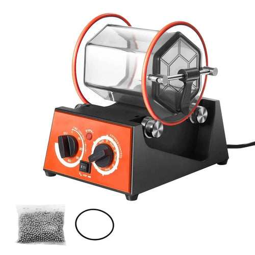 Amocart 3kg 5kg Rotary Tumbler Surface Polisher Jewelry Drum Polishing Machine Gem DIY Mini-Tumbler Finishing Tools