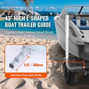Load image into Gallery viewer, SucceBuy Boat Trailer Guide 43”Adjustable Design Trailer Guide Poles 2PCS Rustproof Galvanized Steel Trailer Guide With PVC Pipe
