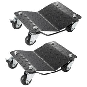 Load image into Gallery viewer, SucceBuy Car Tire Wheel Trolley Dollies 2/4PCS 1500lb Weight Capacity Vehicle Skate Moving Tire with 4 Casters Auto Repair Mover
