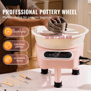 Load image into Gallery viewer, Pottery Wheel 11inch Pottery Forming Machine Direct Drive Ceramic Wheel 450W Electric Wheel for Pottery with Foot Pedal
