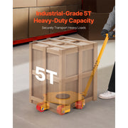 Load image into Gallery viewer, SucceBuy 8800 lbs Machinery Moving Skat Dolly with 360° Cap &amp; PU Swivel Rollers Industrial Machine Mover for Warehouse Workshop - AMOCART
