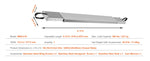 Amocart Telescoping Aluminum Work Plank 9-15 Feet 500lbs Capacity 12.5in Width Aluminum Scaffold Plank Extension Staging Plank
