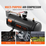SucceBuy 12V Air Compressor with Tank 0.8Gal/3L Train Horn Air Compressor 120 psi Working Pressure Onboard Air Compressor System