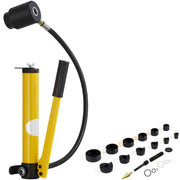 Load image into Gallery viewer, Amocart 10Ton Hydraulic Knockout Punch Driver Kit 1/2"-2" w/ 6 Dies Carbon Steel Sheet Hole Opener Manual Hole Digger
