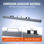 SucceBuy Hanging Magnetic Sweeper Pickup Tool Nail Hang-Type Magnetic Forklift Sweeper Industrial Grade Magnets Steel Mate