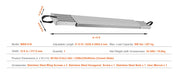 Load image into Gallery viewer, Amocart Telescoping Aluminum Work Plank 9-15 Feet 500lbs Capacity 12.5in Width Aluminum Scaffold Plank Extension Staging Plank
