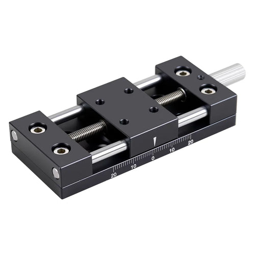 High Precision Manual Slide Table - 1D/2D X-Axis Linear Screw Displacement Stage for Experiments