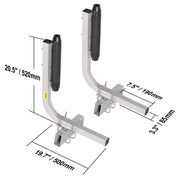 Load image into Gallery viewer, SucceBuy Boat Trailer Guide Adjustable Guide Poles 2PCS Rustproof Galvanized Steel Trailer Guide for Ski Boat Sailboat Trailer
