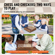 Load image into Gallery viewer, Amocart Solid Wood Chess Set  2-IN-1 Chess Checkers Game Set Chess Board Games for Adults Kids Tournament Professional Beginner
