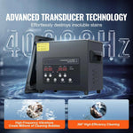 Amocart 2L 3L 6L 10L 15L Ultrasonic Cleaner Lave-Dishes Portable Washing Machine Diswasher Ultrasound Home Appliances w/ Timer