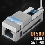 Amocart Milling Vise 4"/100mm Bench Clamp Vise Nodular Cast Iron Material Clamping Vise Clamping Force 19KN Max Milling Machine
