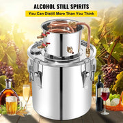 Load image into Gallery viewer, SucceBuy 50L Alcohol Still Stainless Steel Water Alcohol Distiller with Condenser 13.2Gal Wine Making Boiler with Copper Tube
