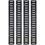SucceBuy E-Track Tie-Down Rail, 4/6/16/28Pcs 4/6/16/28Ft Steel Rails w/ Standard 1" x 2.5" Slots, Compatible wwith O and D Rings