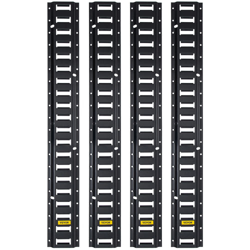 SucceBuy E-Track Zurrschiene, 4/6/16/28 Stk. 4/6/16/28 Fuß Stahlschienen mit Standard 1
