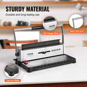 Load image into Gallery viewer, SucceBuy Coil Spiral Binding Machine Manual Book Maker 34-Holes Binding 120 Sheets Punch Binder w/ Adjustable Coil Binding Spine

