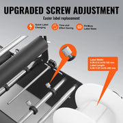 Load image into Gallery viewer, SucceBuy Manual Round Bottle Labeling Machine 15-20pcs/min Adjustable Labeler Bottles Diameter 0.78-4.72 in (with Pressing Bar) - AMOCART
