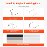 Load image into Gallery viewer, Amocart Plastic Welding Kit 220W Plastic Welder Gun w/ 800/1200 PCS Hot Staples Professional Hot Staple Welding Gun for Repair
