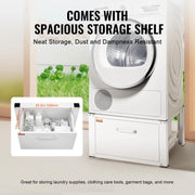 Load image into Gallery viewer, SucceBuy Laundry Pedestal Washer And Dryer Base Stand Platform Heavy Duty Multi-Functional Base with Drawer &amp; Rich Accessories - AMOCART
