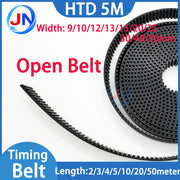 Load image into Gallery viewer, HTD5M Timing Belt Replacement Open Ended Transmission Conveyor Machine Belts Drive Belt Polyurethane HTD 5M  PU 15 Rubber Aramid
