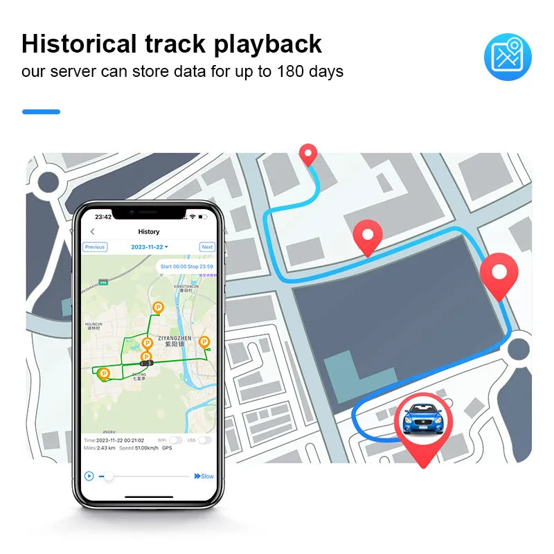 5pieces Trackerking J14 GPS tracker  Device 2G Realtime Tracking Locator Device GT06 Protocol With Free Platform App Acc Alarm