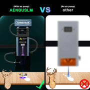 Load image into Gallery viewer, AENBUSLM 40W 80W Laser Cutting Module 450mm Blue Light Laser Engraving Head with Air Assist Woodworking Cutter CNC Laser Engrave
