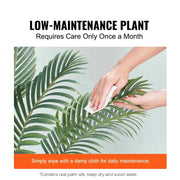 Load image into Gallery viewer, Amocart Artificial Palm Tree 4/5/6 FT Faux Plant Secure PE Material &amp; Anti-Tip Tilt Protection Low-Maintenance Plant for Home
