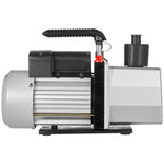Amocart 8CFM 2Stage Rotary Vane Professional Vacuum Pump (15Micron 3/4HP 1/4"flare 3/8 SAE 1/2"ACME inlet) for Air Conditioning