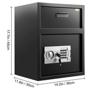 Load image into Gallery viewer, Amocart Electronic Safe Deposit Box Secret Hidden Piggy Bank Digital Access &amp;Override Keys for Store Money Gun Jewelry Document
