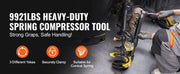 Load image into Gallery viewer, Amocart Strut Spring Compressor Macpherson Strut Spring Compressor Kit Interchangeable Fork Strut Coil Extractoror Remover Tool
