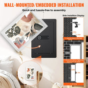 Load image into Gallery viewer, Amocart Tall Wall Safe 3/4Tier Hidden Wall Safe with Keypad Q235 Cold-Rolled Steel In Wall Safe for Money Jewelry Passport Home
