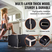 Load image into Gallery viewer, 【From China】SucceBuy 3 In 1 Plyometric Jump Box Wooden Plyo Box Black For Home Gym Training Conditioning Strength Training
