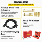Load image into Gallery viewer, Amocart Fuel Vacuum Carburetor Synchronizer Carb Tools sync 4 Gauge Set with Rubber Hose Vacuum Balancer Meter Kit Motorcycle
