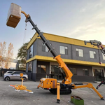 Customized Crawler Telescopic Boom Spider Crane with Hydraulic Remote Control，with Long Arm Fly Jib