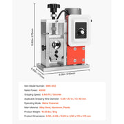 Bild in Galerie-Viewer laden, SucceBuy Electric Wire Stripping Machine 1.5-40 mm 400W Automatic Motorized Wire Peeler with Blades for Scrap Copper Recycling
