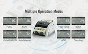 Bild in Galerie-Viewer laden, 【Upgraded】SucceBuy 1000Pcs/Min Money Counter Business Cash Register Euros Bills Fake Banknote Detector by UV &amp; MG Function for B
