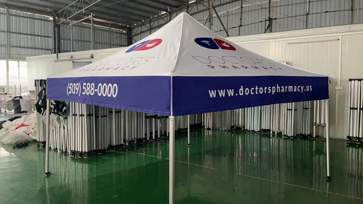 Easy up  Custom Trade Show Roof 10X10ft Gazebo Marquee Outdoor Big Event Retractable Cheap Pop up Canopy Tent 3x3m with Logo Amocart