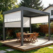 Load image into Gallery viewer, Bioclimatic Pergola with Adjustable Louvers, Ideal Outdoor Structure for Patio, Backyard &amp; Garden, All-Weather Relaxation Space
