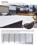 Any Size Custom Modern Villa Automatic Aluminum Roller Shutter Garage Door Thickened Secure Anti Theft Residential Garage Door