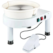 Load image into Gallery viewer, 450W Pottery Wheel Machine 14in/35cm Ceramic Wheel Forming Machine Electric Clay Machine Foot Pedal
