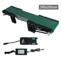 Small Desktop Belt Conveyor with Speed Controller Motor Mini Conveyor System Portable Conveyor Belt for Material Handling