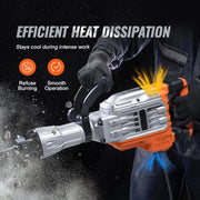 Load image into Gallery viewer, SucceBuy Demolition Jack Hammer 1500W/2200W/3500W Jack Hammer Concrete Breaker Heavy Duty Electric Jack Hammer 2/4pcs Chisel

